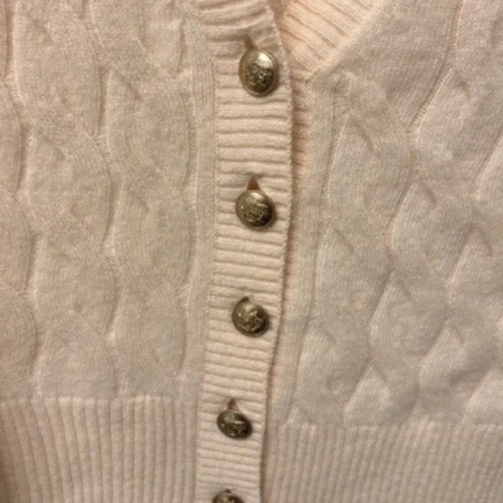 JCrew Cashmere cropped cable-knit sweater-vest - Size S - Picture 7 of 8
